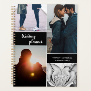 Agenda Colagem Personalizada de Fotos de noivado do plane