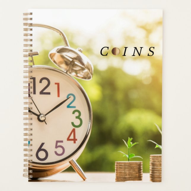 Agenda Coleta De Moedas E Moeda Antiga Personalizadas (Frente)