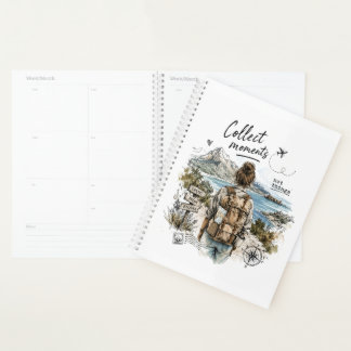 Agenda Coletam-se Momentos Não Coisas Citação de Viagem