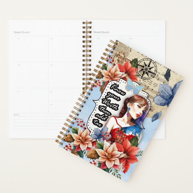 Agenda Collage Art December, Holly (Exibição)