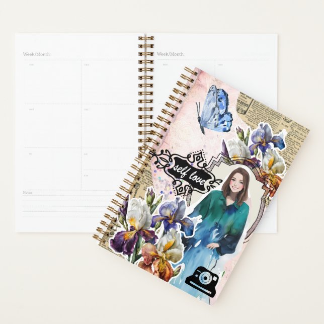 Agenda Collage Art February, Iris (Exibição)