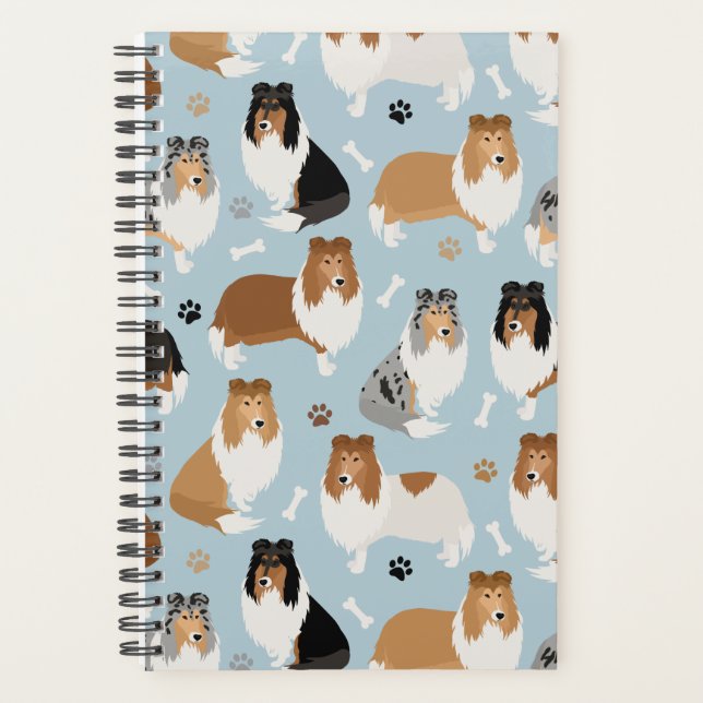 Agenda Collie Paws e Ossos (Frente)