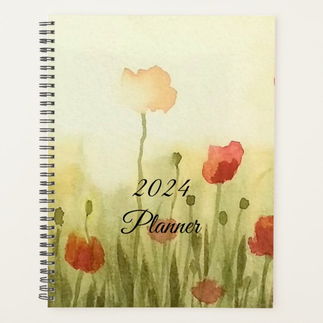 Agenda Coloração aquosa original em um campo (Frente)