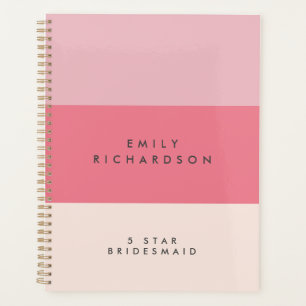 Agenda Colorblock-mid rosa