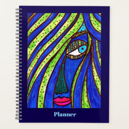 Agenda Colorful Abstract Face Planner