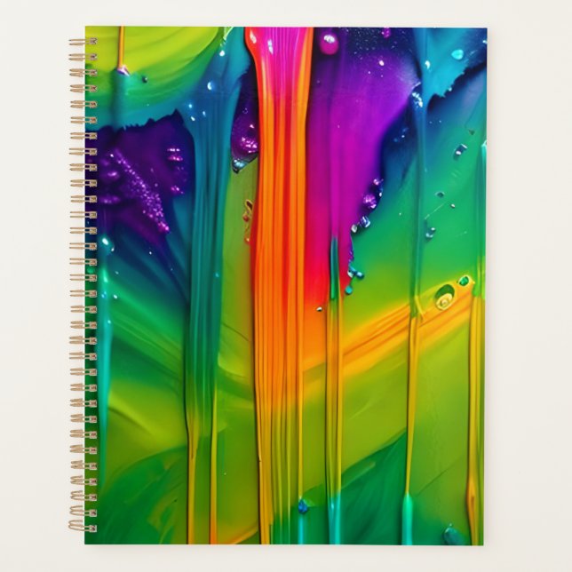 Agenda Colorful Art Lovers Undated Planner (Frente)