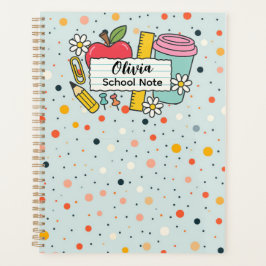 Agenda Colorful Dot Back to School Supplies