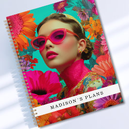 Agenda Colorful Floral Art-Woman