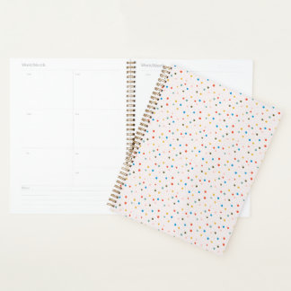 Agenda Colorful Painted Dots 