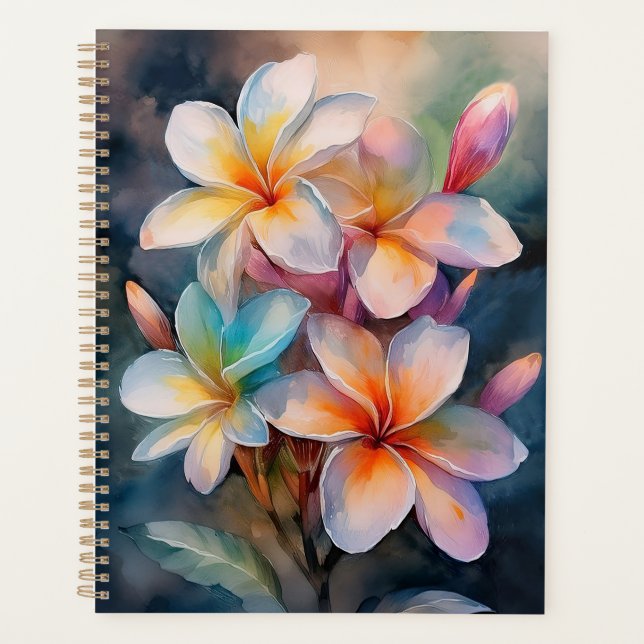 Agenda Colorful Plumeria Planner (Frente)