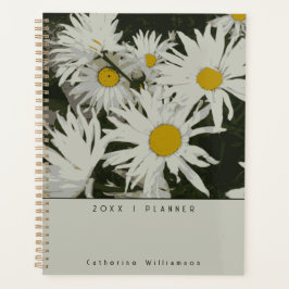 Agenda Colorful Vibrant Daisy Pattern Name 2026