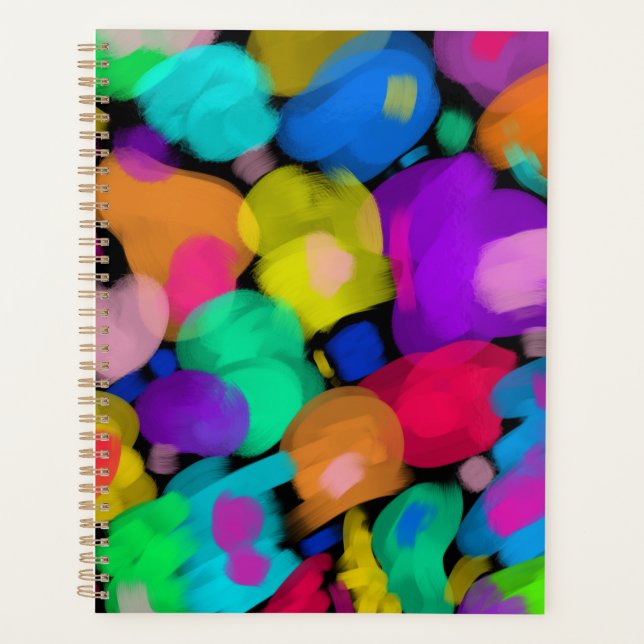 Agenda Colorful watercolor print (Frente)