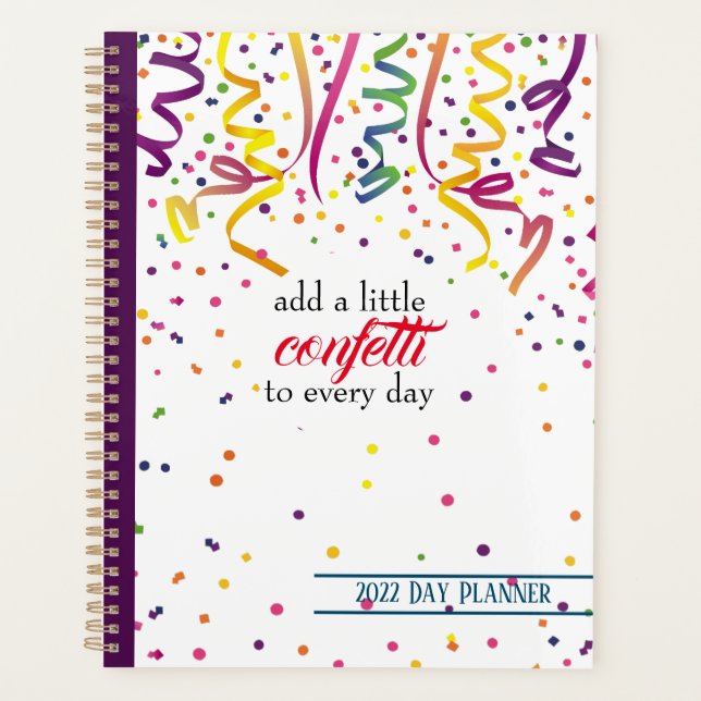 Agenda Colorida Confetti Planner (Frente)