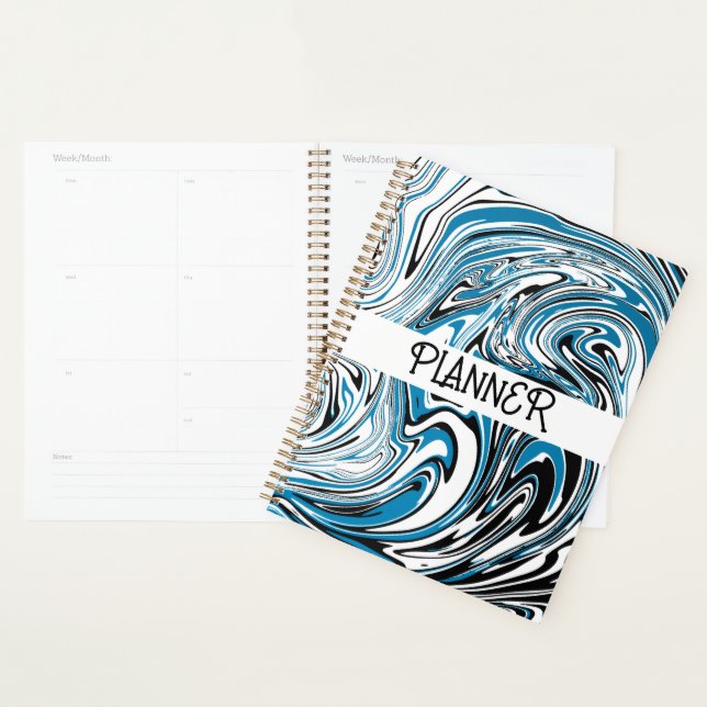 Agenda Colorida Marble Planner | Organize a sua vida (Exibição)