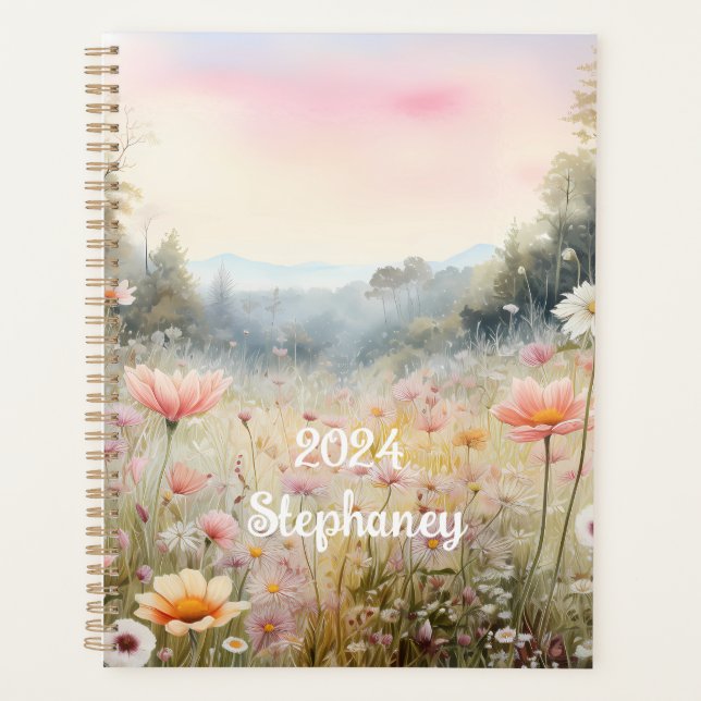 Agenda Colorida Primavera Meadow (Frente)