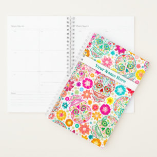 Agenda Colorida Sugar Skulls Fiesta