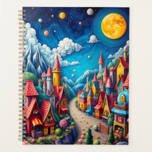 Agenda Colorida Terra Nandy Luz e Vila Mágica