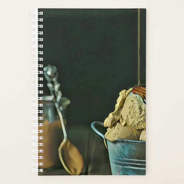Agenda Coluna de sorvete de chocolate (Frente)