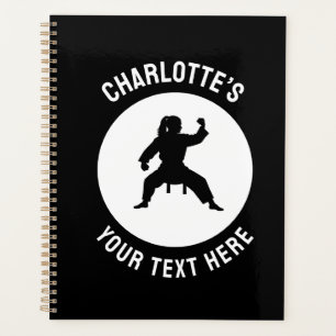 Agenda Combate às artes marciais personalizadas karate Ta