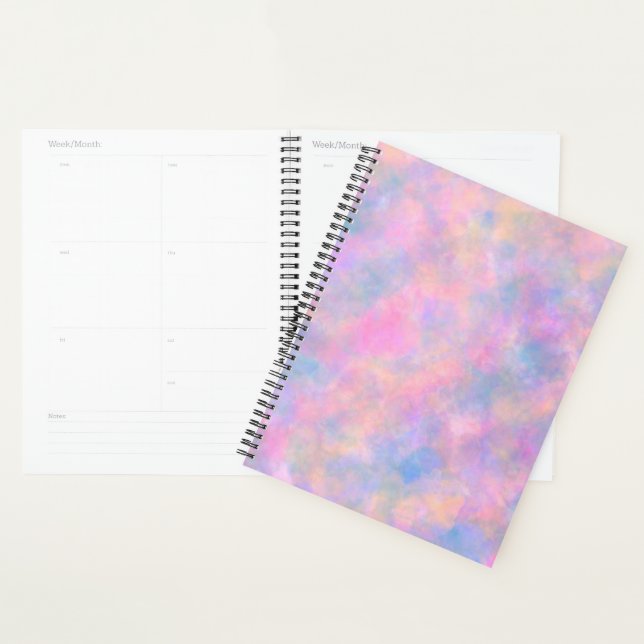 Agenda Combinação Incrível de Cores Pastel (Exibição)
