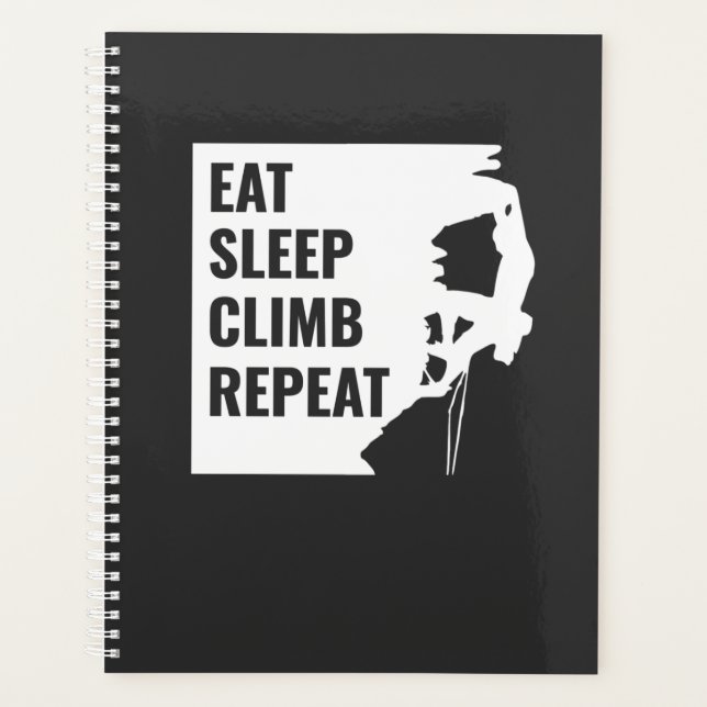 Agenda Comer Dormir Escalar Repetir (Frente)