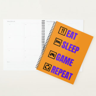 Agenda comer dormir jogo repetir