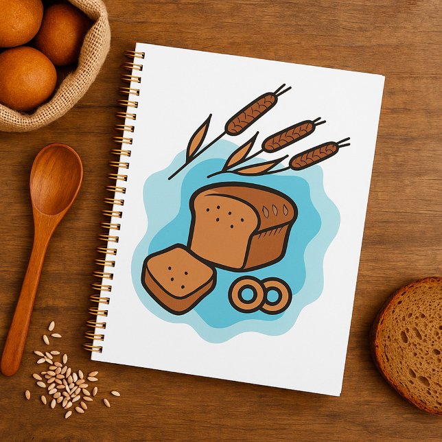 Agenda Comida de fazendeiro Rustic Whole Bread (Criador carregado)