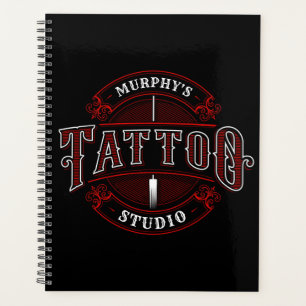 Agenda Compro Tatto Studio de NOME ADD do Estilo Tradicio