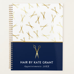 Agenda Compromisso com a Stylist do Cabelo Azul com Tesou