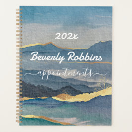 Agenda Compromissos Personalizados da Montanha ouro