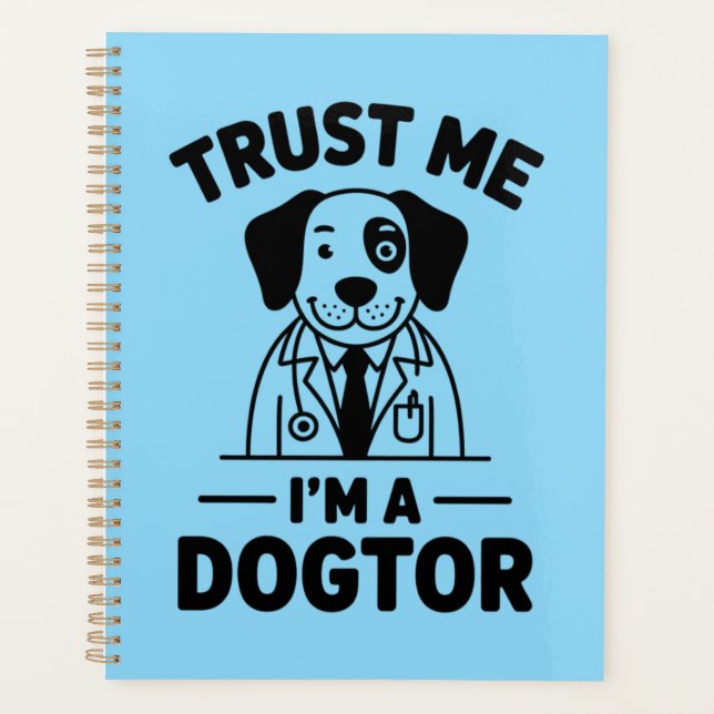 Agenda Confie em Mim, Sou um Dogtor (Frente)