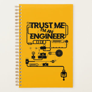 Agenda Confie em mim. Sou um engenheiro