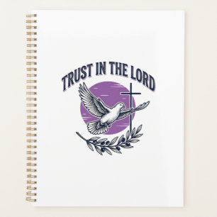 Agenda Confie no Senhor Design de Camiseta Cristã Pombo (