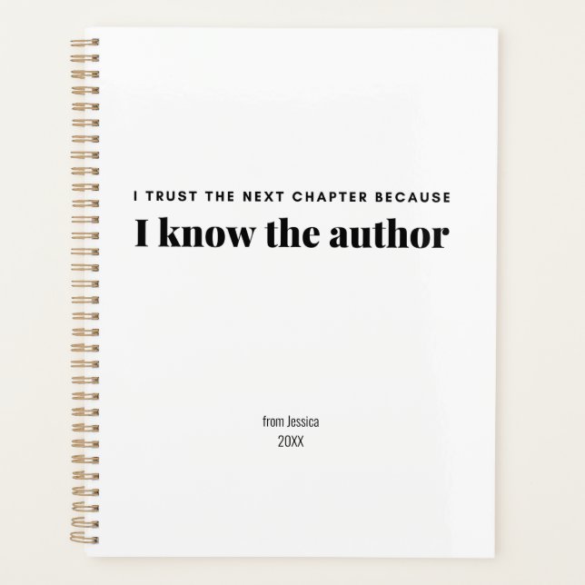 Agenda Confio no próximo capítulo porque conheço o autor (Frente)