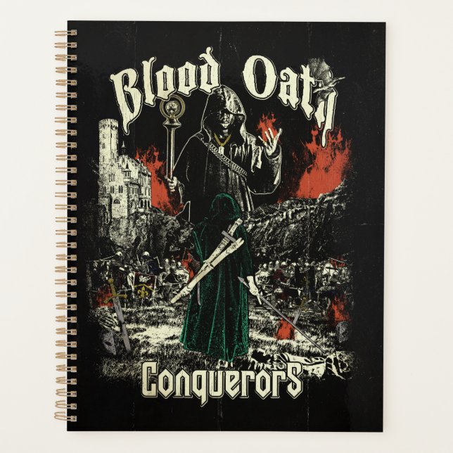Agenda Conquistadores - MetalCore retroativo (Frente)