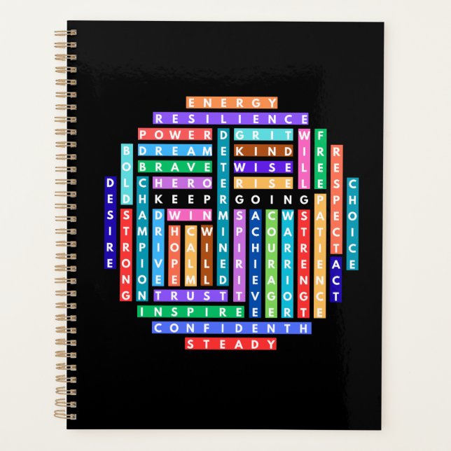 Agenda Continuar Indo Para O Círculo De Busca Motivaciona (Frente)