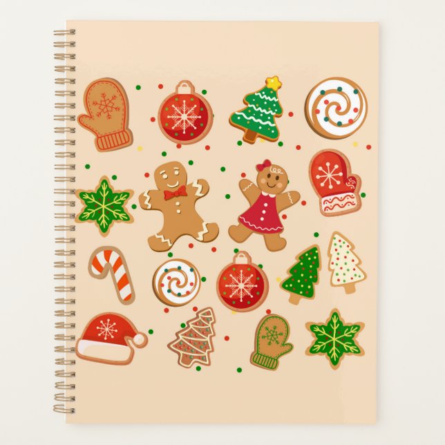 Agenda Cookies de Natal (Frente)