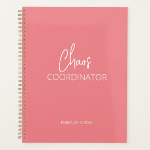 Agenda Coordenador de caos Planner de Coral