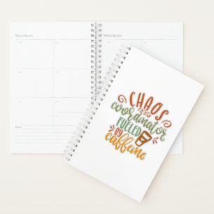 Agenda Coordenador Funny Chaos Lover Café