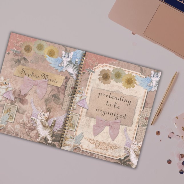 Agenda Coquette Y2K Coquette Aestic Engraçado Cat Girly P (Criador carregado)