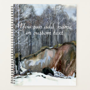 Agenda Cor-de-água da pintura   de neve