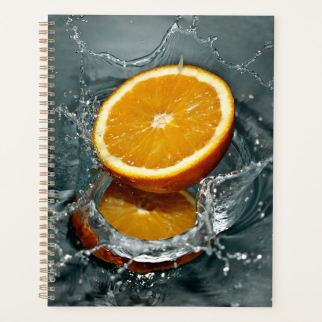 Agenda Cor de laranja positiva suculenta para o humor vit (Frente)