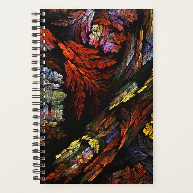 Agenda Cor Harmonia Abstrato Art (Frente)