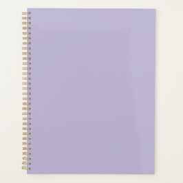 Agenda Cor lisa lavanda em pó