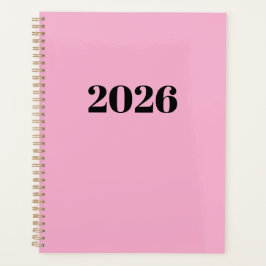 Agenda Cor Rosa Personalizado