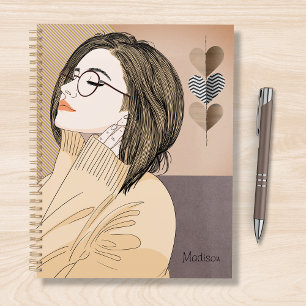 Agenda Coração de Amor Chic Na moda da Trendy Personaliza