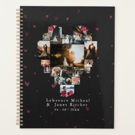 Agenda Coração Fotográfico 18 personalizado moderno model