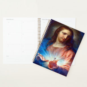 Agenda Coração Sagrado de Jesus com Oração Conseccionária