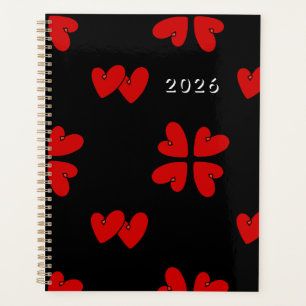 Agenda Corações Vermelhos Mazipoodles