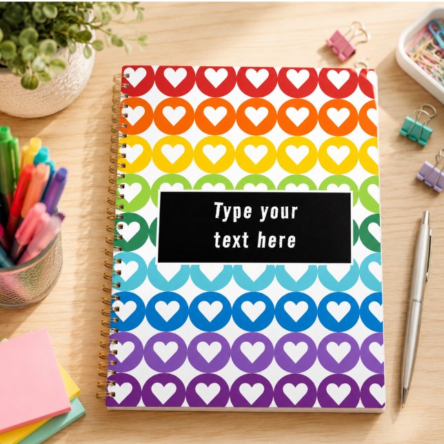 Agenda Cores de Arco-íris  | Volta às Aulas Fofa (Rainbow Colors | Cute Back to School Planner)